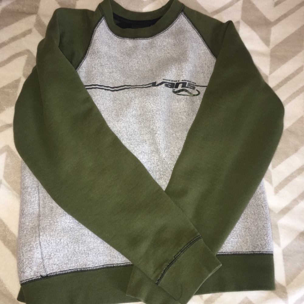 Green/Gray Vans Sweatshirt